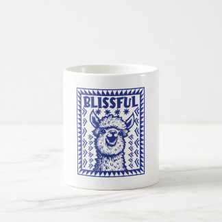Mug Blissful Smiling Alpaca - Embrace le bonheur