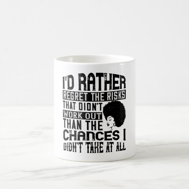 Mug BLM - Préférer les chances de regretter les risque (Centre)