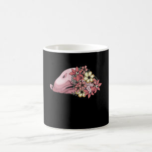 Mug Blobfish aux fleurs