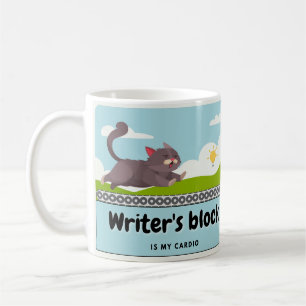 Mug Bloc de l'écrivain : bande dessinée de l'écrivain 