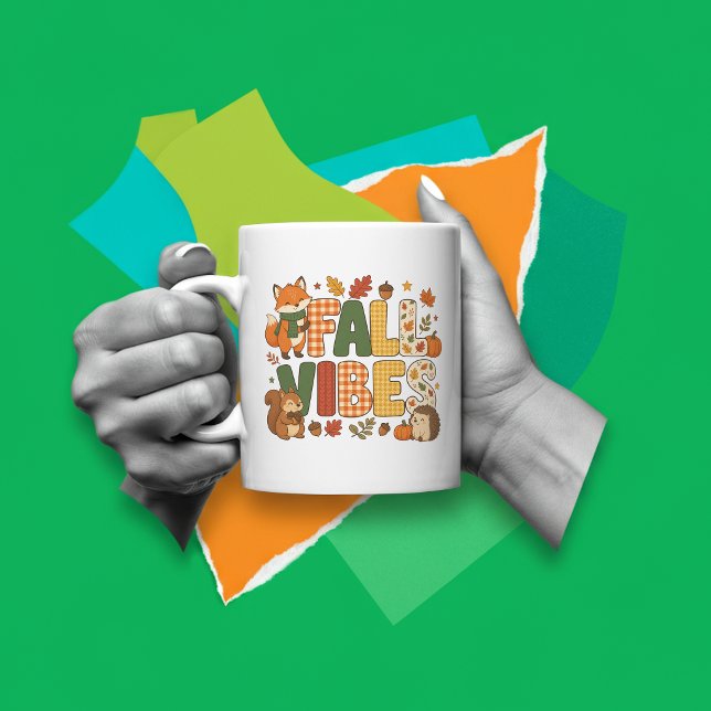 Mug Bloc de lettres automnales (Créateur téléchargé)