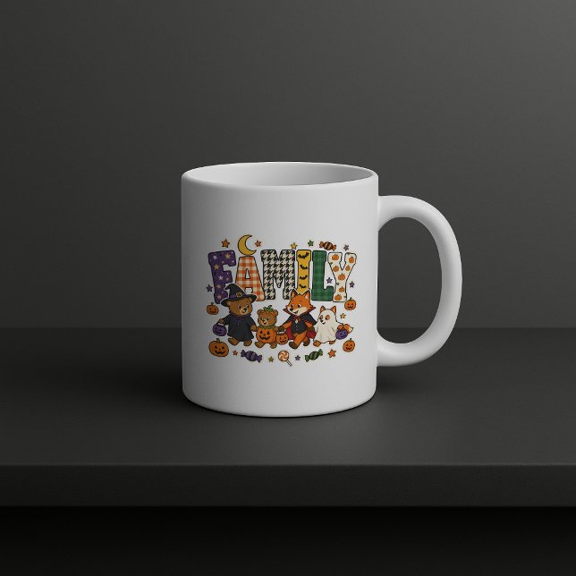 Mug Bloc de lettres de famille  (Créateur téléchargé)