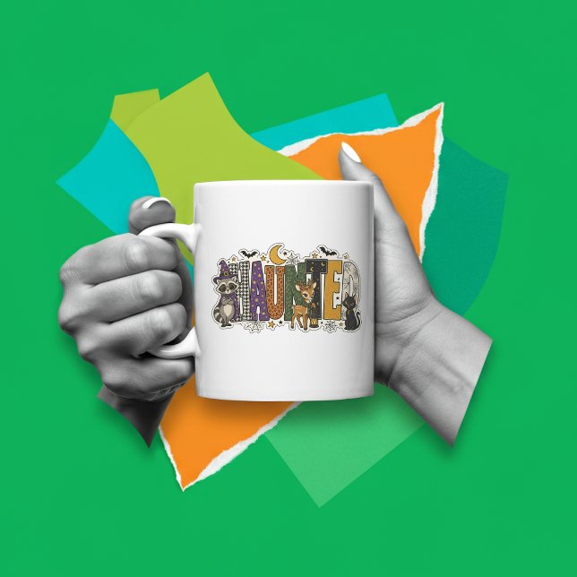 Mug Bloc de lettres hantées  (Créateur téléchargé)