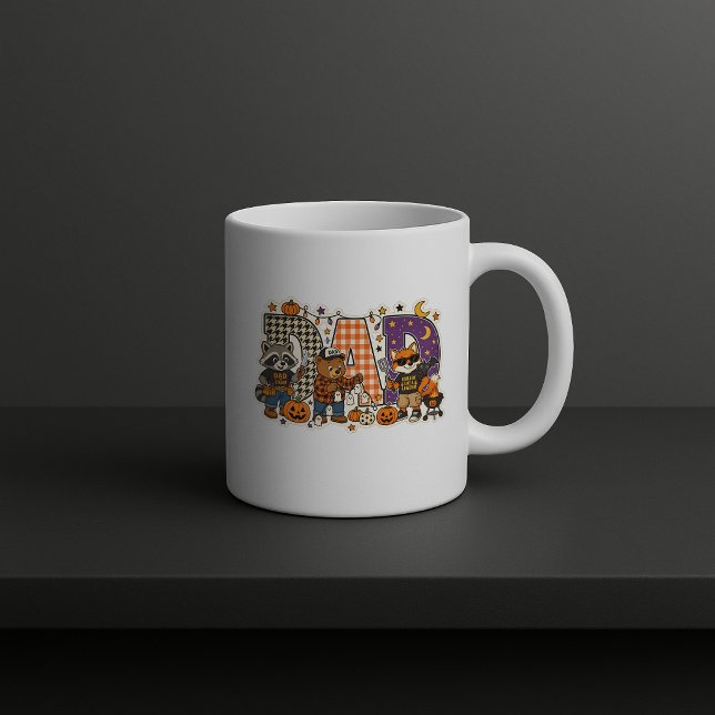 Mug Bloc de lettres Papa effrayant  (Créateur téléchargé)