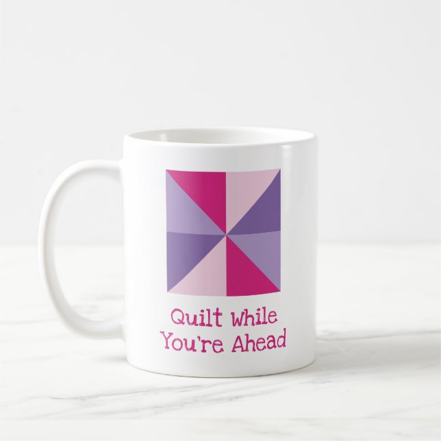 Mug Bloc de patchwork à roue dentée Quatre Couleurs de (Gauche)