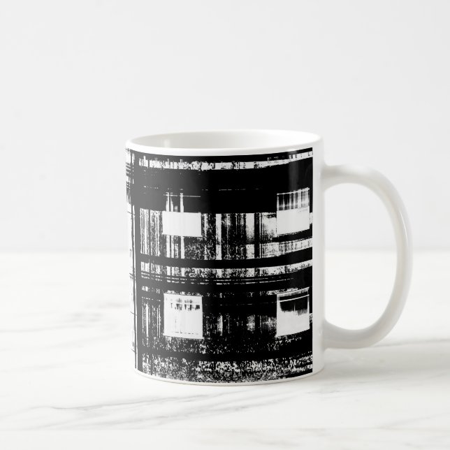 Mug Bloc de tour urbain à contraste élevé (Droite)