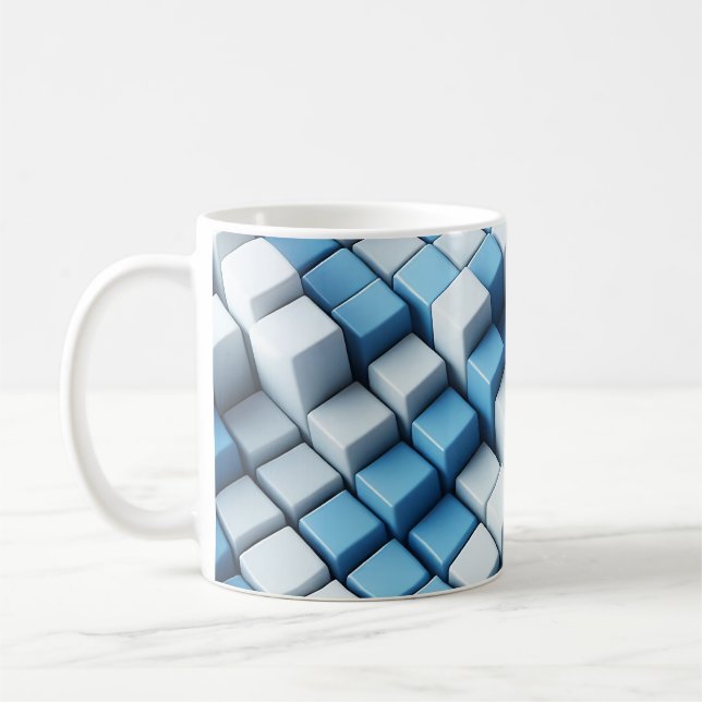 Mug Bloc d'illusion optique 🔳 (Gauche)