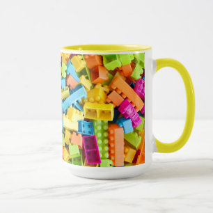 Mug Blocs constitutifs en plastique au néon