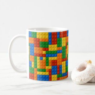 Mug Blocs de construction Motif peau Jouet Briques de