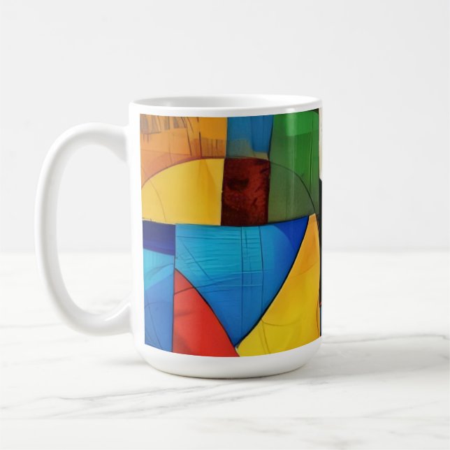 Mug Blocs de Couleurs Ludiques  (Gauche)