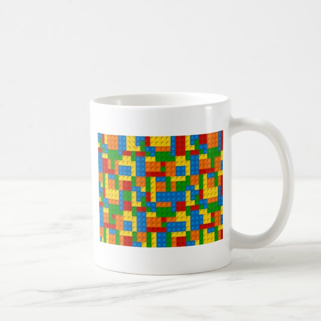 Mug blocs en plastique coloré (Droite)