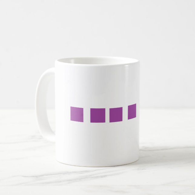 Mug Blocs violets muqueux (Devant gauche)