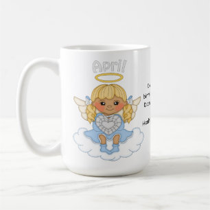 Mug Blonde d'ange de pierre porte-bonheur d'avril
