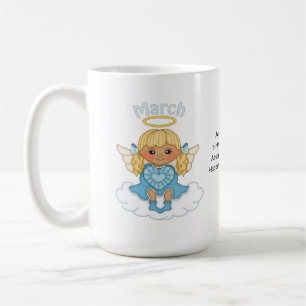 Mug Blonde d'ange de pierre porte-bonheur de mars