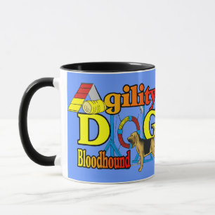 Mug Bloodhound Agility Cadeaux