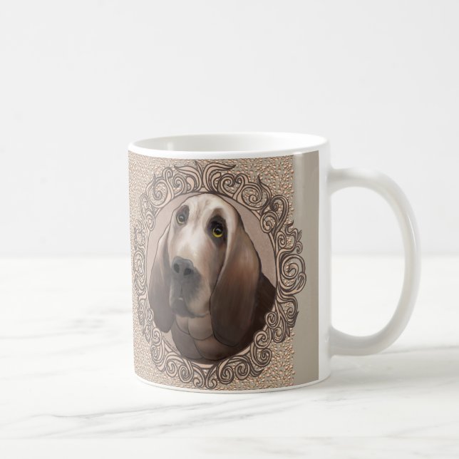 Mug Bloodhound Orné (Droite)