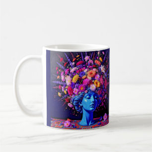 Mug "Bloom of Eternity" - Un portrait surréaliste colo