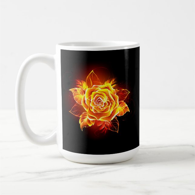 Mug Blooming Fire Rose (Gauche)