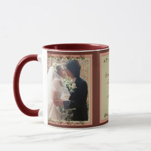 Mug Blooming Hearts Personnalisable Mariage Keepsaké