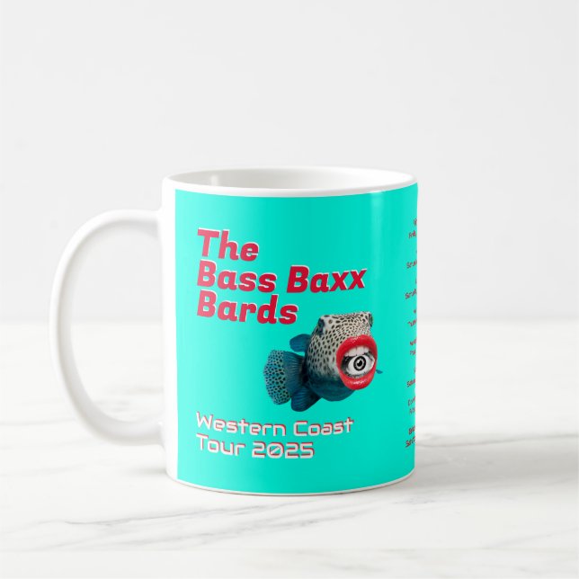 Mug Blowfish Punk Rock Band Tour (Gauche)