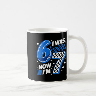 Mug Blue à carreaux avait 6 ans 7 drôle 67 ans garçons