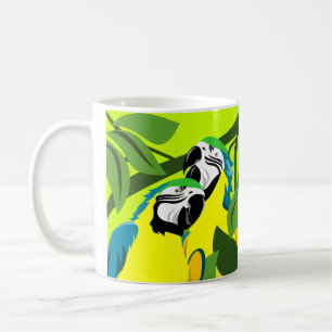 Mug Blue and Yellow Macaw Parrot