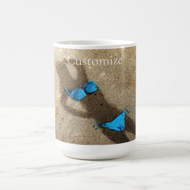 Mug Blue Bikini Beach Sand Thunder_Cove (Centre)