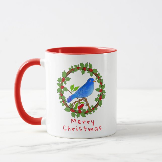 Mug Blue bird (Gauche)
