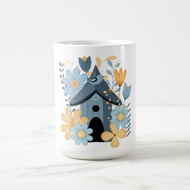Mug Blue Bird House (Centre)