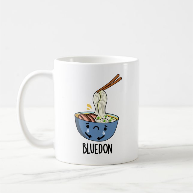 Mug Blue-don Funny Udon Pun  (Gauche)