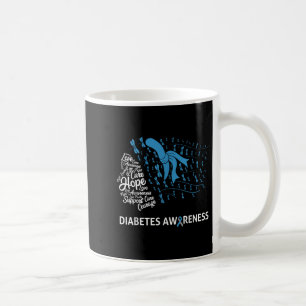 Mug Blue Dragonfly Type 1 Diabète Awareness Day Warri