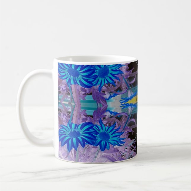 Mug blue flowers (Gauche)