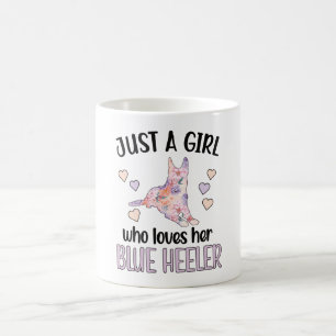 Mug Blue Heeler Girl Australian Cattle Chien Maman Pro