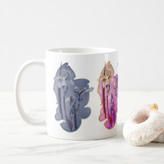 Mug Blue Iris Floral Art 2 Personnalisé