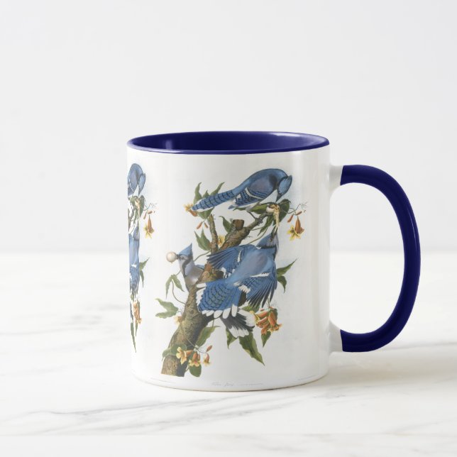 Mug Blue Jay, John James Audubon (Droite)