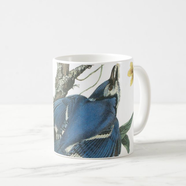 Mug Blue Jay par Audubon (Devant droit)