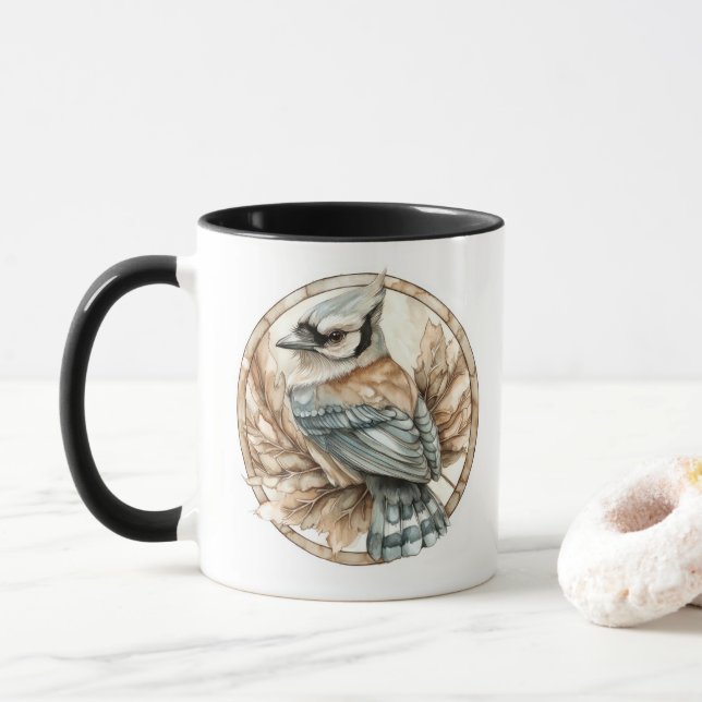 Mug Blue Jay Wild Tame and Timeless Collection (Avec donut)