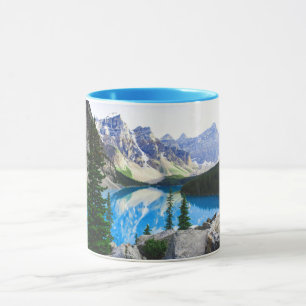 Mug Blue Lake Rocky Mountain Pine Forest