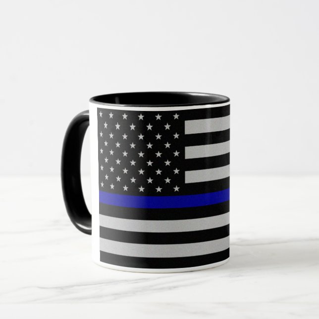 Mug Blue Line mince diminuent (Devant gauche)