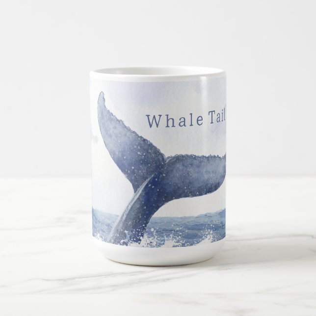 Mug Blue Ocean Whale Tail (Centre)