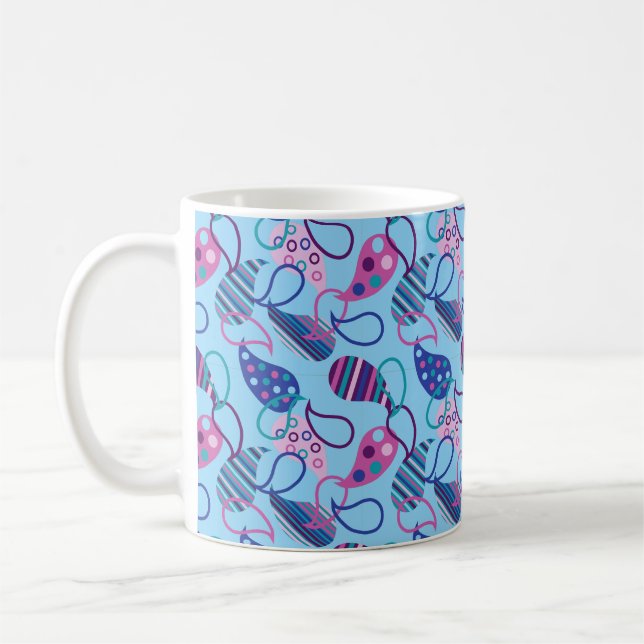 Mug Blue Paisley (Gauche)