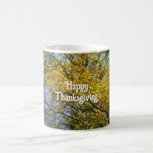 Mug Blue Sky Fall Folift - Thanksgiving personnalisé