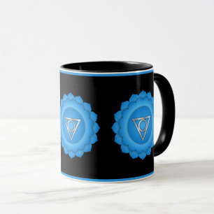 Mug Blue Throat Chakra Zen Yoga Namaste