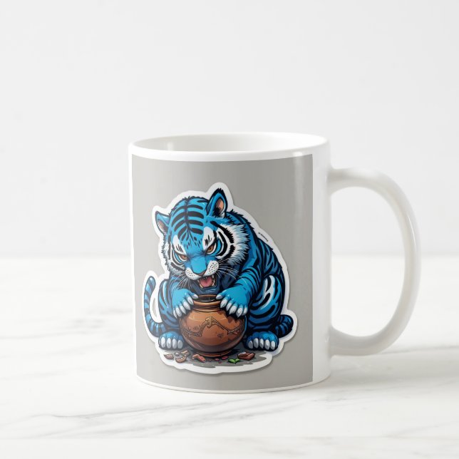 Mug Blue tiger (Droite)