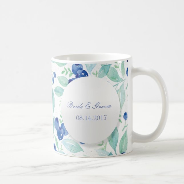 Mug Blueberry Midsummer Rustic Mariage (Droite)