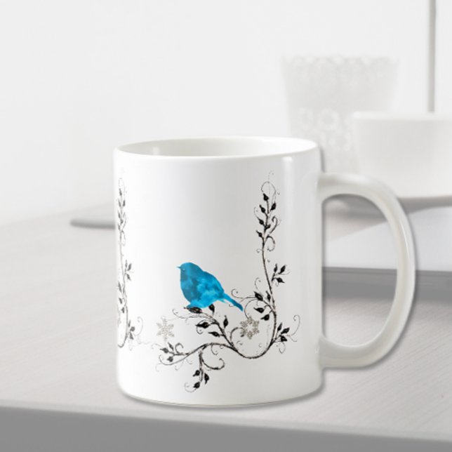 Mug Bluebird de bonheur (Créateur téléchargé)