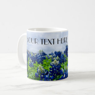 Mug Bluebonnets Blue Flowers Texas texan Floral