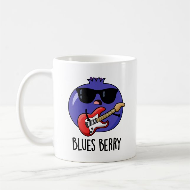 Mug Blues Berry Funky Fruit Pun (Gauche)