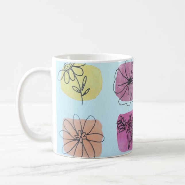 Mug Blumen Palette  (Gauche)