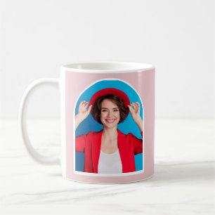 Mug Blush Rose Blanc Maquilleuse Photo Mignonne